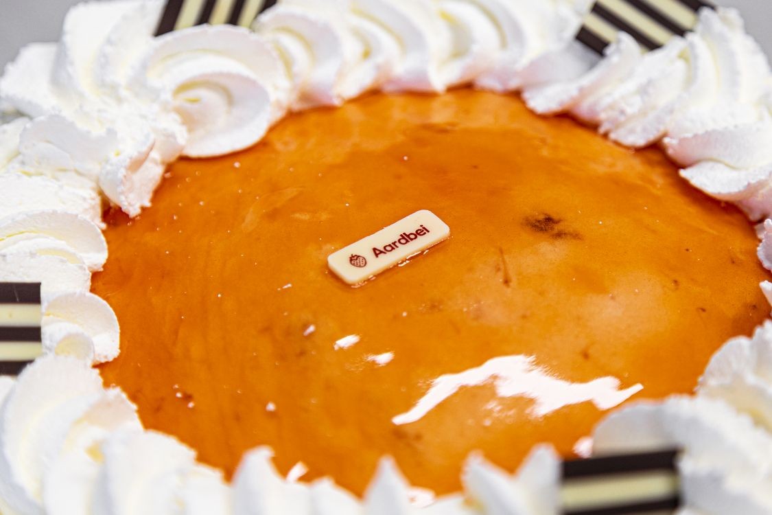 Aardbeienbavarois Vlaai