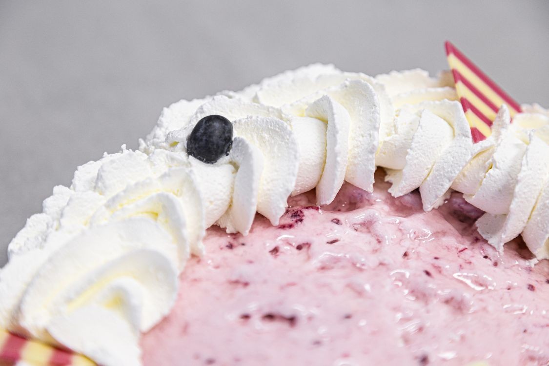 Bosvruchtenbavarois Vlaai
