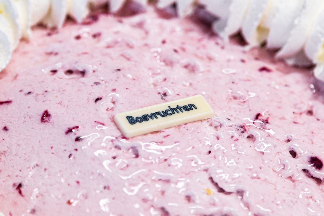 Bosvruchtenbavarois Vlaai