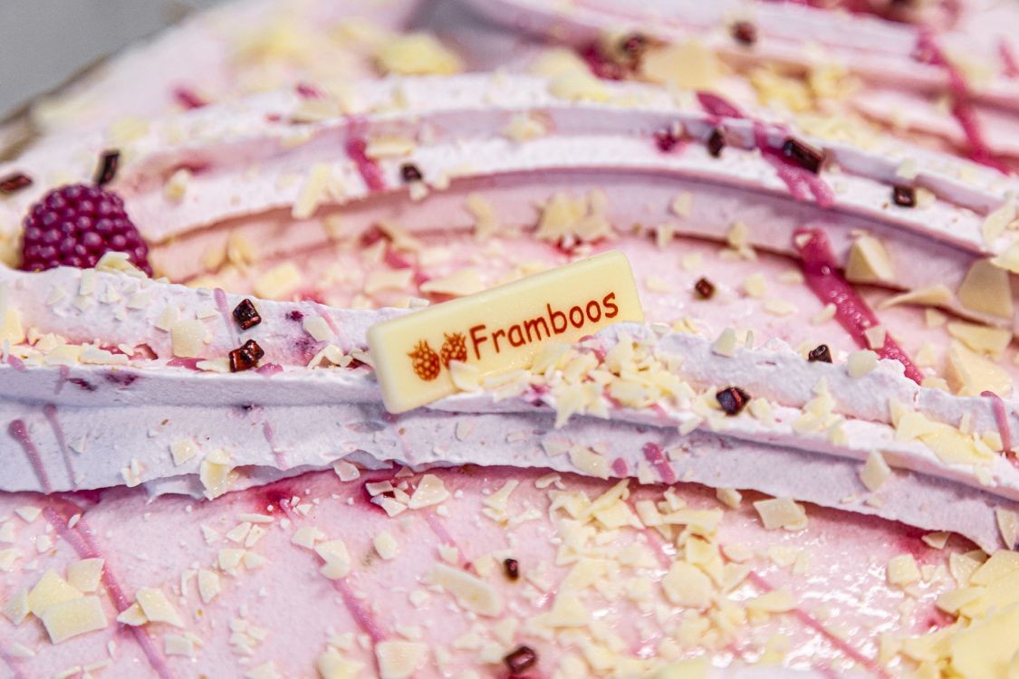Framboos Cheesecake Vlaai