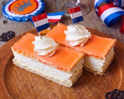 Luxe Oranje Tompoucen | 2 stuks