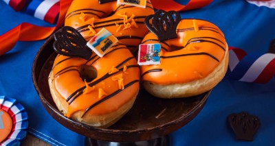 Oranje Donuts | 2 stuks