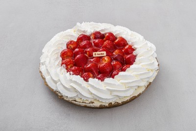 Verse Aardbeien Cheesecake Vlaai